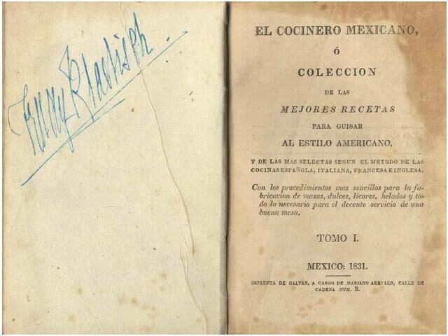 The title page of an early nineteenth-century Spanish-language book, printed in mixed type sizes with the imprint of the printing house and the date 1831 at the foot; an owner's signature in ink is on the facing leaf.